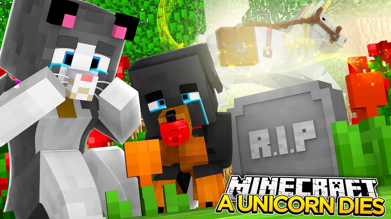games people play Minecraft - CASSIE THE CATS UNICORN DIES - Little Baby Max