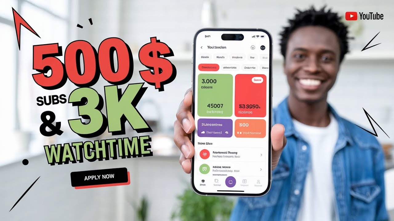 500 Subscribers & 3000 Watchtime में Channel Monetisation Enable कैस ...