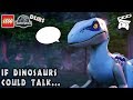 If Dinosaurs in LEGO Jurassic World: Rescue Blue Could Talk