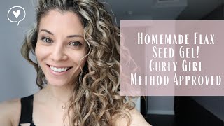 How to make flaxseed gel at home! Curly girl approved!