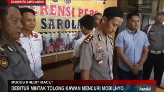 Buat Laporan Mobil Dicuri Supayo Bebas Dari Kredit