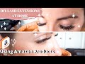 DIY LASH EXTENSIONS AT HOME USING AMAZON PRODUCTS