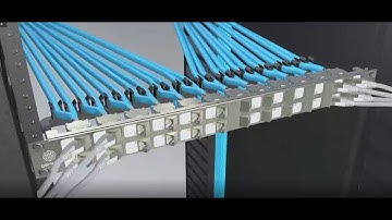 Assembly of Garland Cat6A Patch Panel with angled jacks (MT6AL4524M).