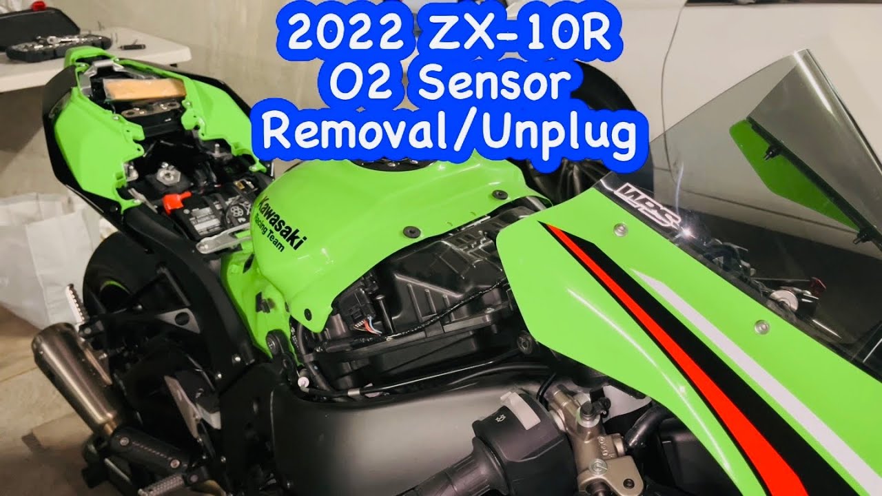 2022 Kawasaki Ninja ZX-10R | O2 Sensor Removal-unplug #zx10r