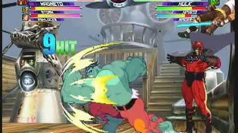 MvC2: Magneto Double Assist Combo [Audio Explanation]