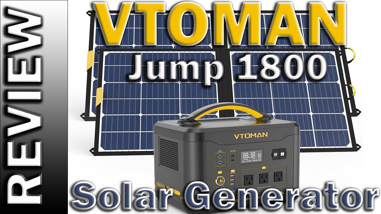 VTOMAN PORTABLE SOLAR PANEL REVIEW! 