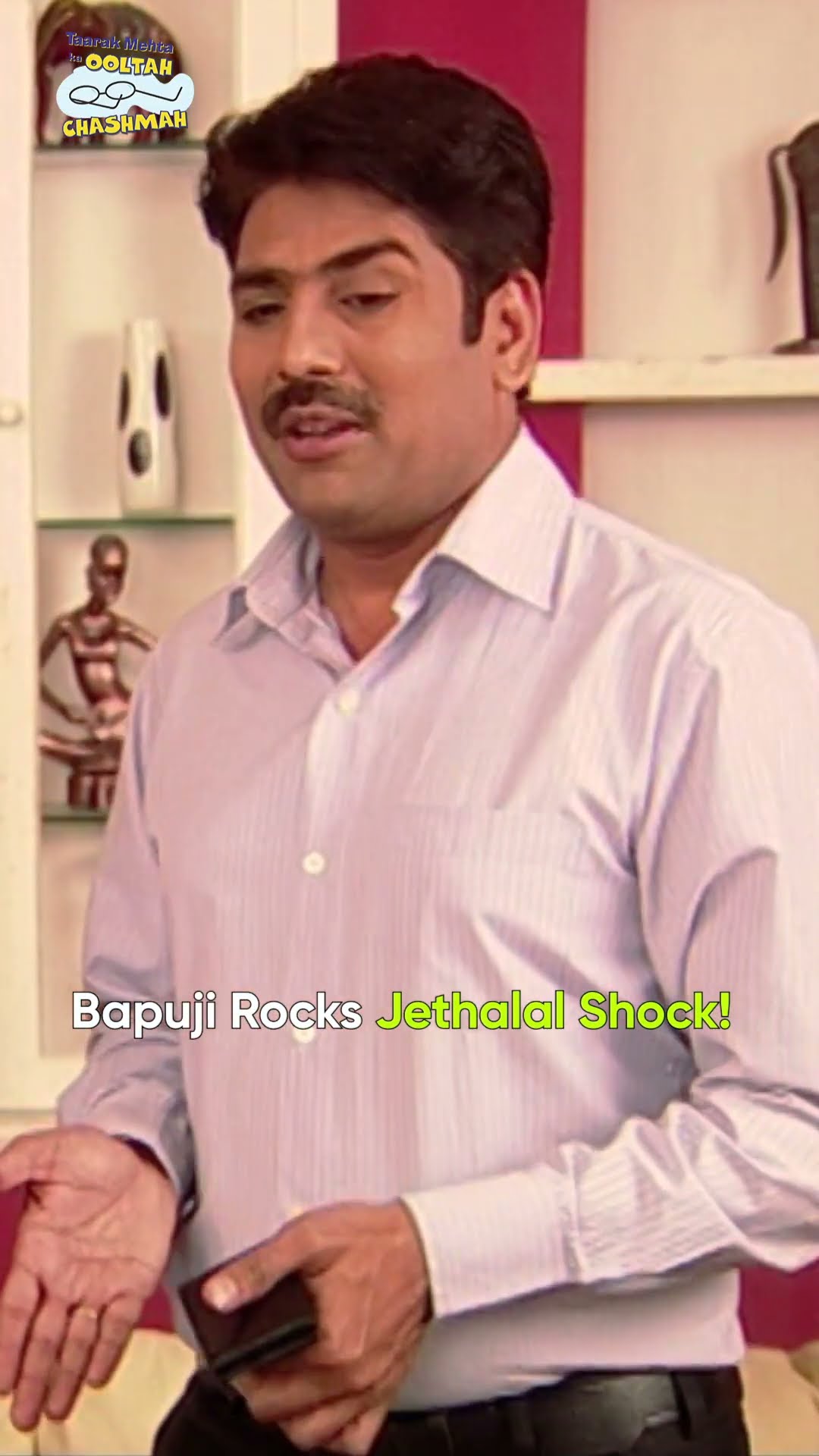 Bapuji Rocks Jethalal shock!#tmkoc #trending #shorts #funnyvideo #comedy #funnyshorts #love