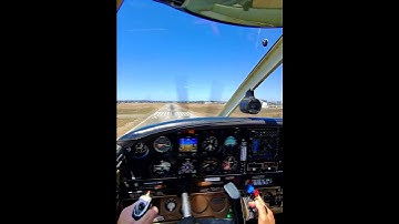 Pilot’s point of view. Piper Arrow. Landing at Montgomery field, San Diego. #RaybanMeta