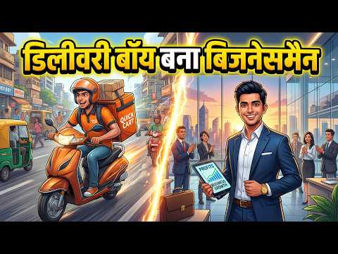 डिलीवरी बॉय बना बिजनेसमैन | Delivery Boy Bana Businessman | HINDI KAHANIYA | SUCCESS STORY IN HINDI