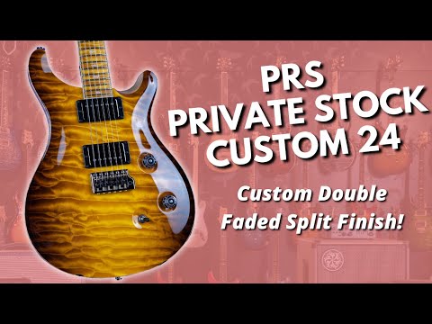 Demo - PRS Private Stock Custom 24 in a custom Double Faded McCarty Split Finish!