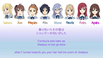 22/7 -  Shampoo no Nioi ga Shita [Kan/Rom/Eng Translations] Lyrics