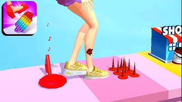 Tippy Toe - All Levels Gameplay Walkthrough - Part 4 (Android IOS)