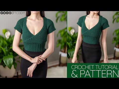How to Crochet: Wrap Top | Pattern & Tutorial DIY