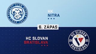 6.zápas finále HK Nitra - HC Slovan Bratislava - víťaz Kaufland playoff Tipos Extraligy (HIGHLIGHTS)