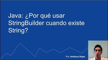 Java: ¿Por qué usar StringBuilder cuando existe String?