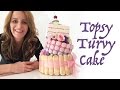 TOPSY TURVY CAKE How To Cook That Ann Reardon (Mad Hatter's favourite cake)