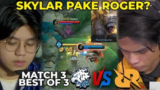 evos vs rrq match 3!! SKYLAR PAKE ROGER?? BUSET INII TROLL APA GMN??