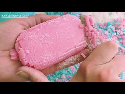 Soap cutting 🧼 Fax soap cubes only 🌈 Very satisfying relax sound 😴 Compilation