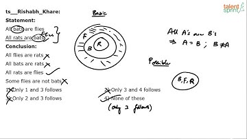 Practice Questions on Syllogism |Syllogism |Additional Example 83 and 84 |TalentSprint Aptitude Prep