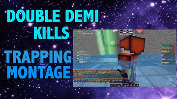 DOUBLE DEMI KILL! | CosmicPvP Trapping Montage #12