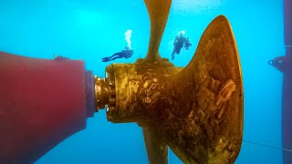 The Lucrative World of Underwater Ship Propeller Cleaning