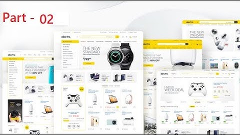 Electro theme install & demo import part-2 | how to create eCommerce website using electro Wp theme