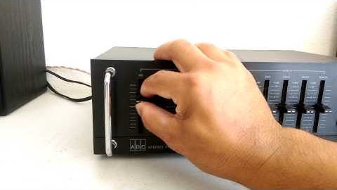 Vintage ADC Sound Shaper One-IC Stereo Frequency Equalizer Demo