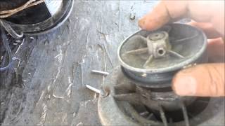How to change the electric motor on a swamp cooler