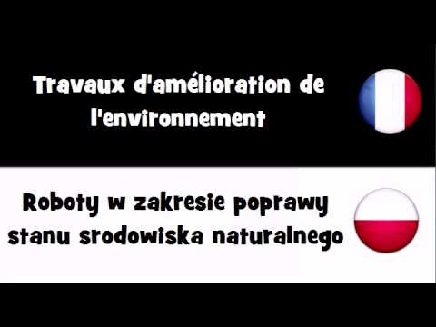 TRADUCTION EN 20 LANGUES = Travaux d&rsquo;amélioration de l&rsquo;environnement