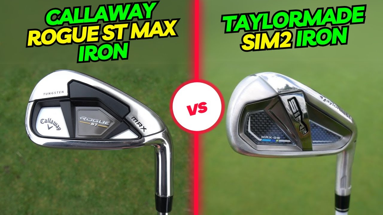 ゴルフクラブセット Sim2 Stealth Rogue ST等 TaylorMade SIM2 Iron vs Callaway Rogue ST MAX Iron: Left-Handed