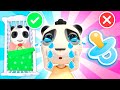 Baby Don't Cry | Good Habits Kids Songs and Nursery Rhymes | Dolly and Friends