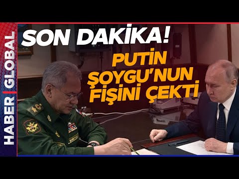 SON DAKİKA | Putin Savunma Bakanı Şoygu'nun Fişini Çekti! Rusya'da Deprem