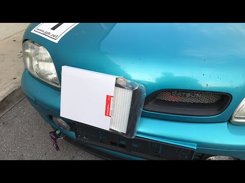 Nissan Micra K11 - cabin air filter change