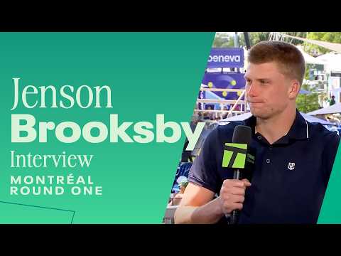 Jenson Brooksby on takeaways from Wimbledon loss to SINNER | 2026 Montreal