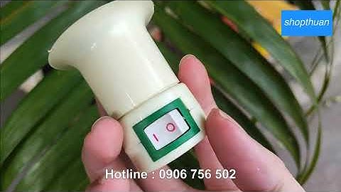 Đuôi đèn E27 có công tắc - nhỏ gọn, tiện lợi | shopthuan