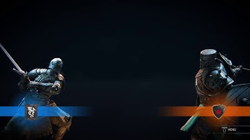 For Honor first 1v1 duel against friend