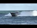 Magnum 50 knot stirred is the power boat you want full power at haulover inlet