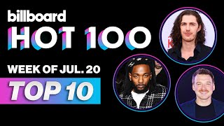 Billboard Hot 100 Top 10 Countdown For July 20, 2024 Billboard News