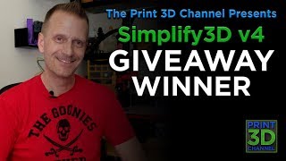 Giveaway Announcement - A Free Copy of Simplify3D Version 4.0