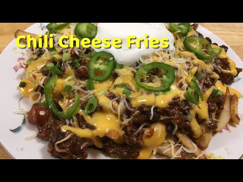 Chili Cheese Fries / Chili Cheese Fries Recipe / Easy Chili Recipe