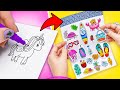 🦄 How to Make Your Own Stickers! 💖 Best Pony &amp; Unicorn Crafts Ever! ✨