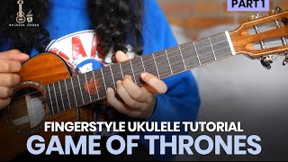 Video thumbnail of "How to play Game of Thrones (Part 1) - Ukulele Fingerstyle Tutorial by Natasha Ghosh"