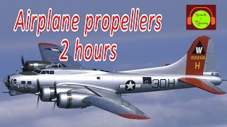 AIRPLANE PROPELLER SOUND EFFECT FOR SLEEPING | BROWN NOISE FOR RELAXING 🎧✈️😴 #whitenoise #B-17sound