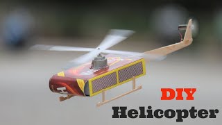 How to make a Helicopter from DC Motor || How to make Helicopter with ice cream Sticks || DIY Plane