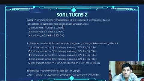 Tugas 2 Praktikum Algoritma dan Pemrograman