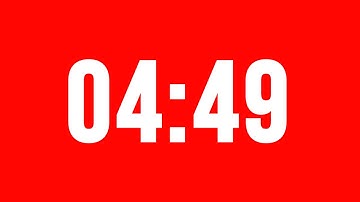 4 Minute 49 Second Timer With Alarm Without Music