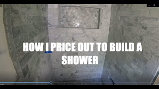 WHAT A SHOWER BUILD COST for LABOR