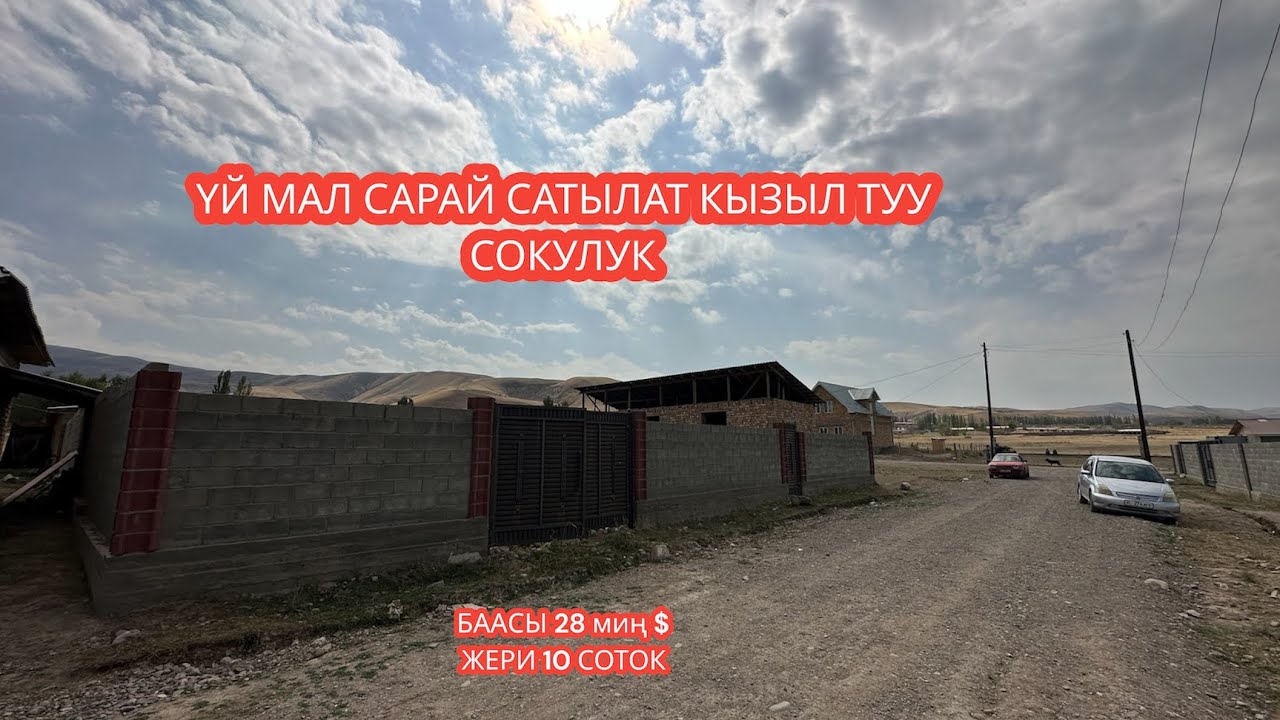 ҮЙ МАЛ САРАЙ САТЫЛАТ КЫЗЫЛ ТУУ СОКУЛУК 2023