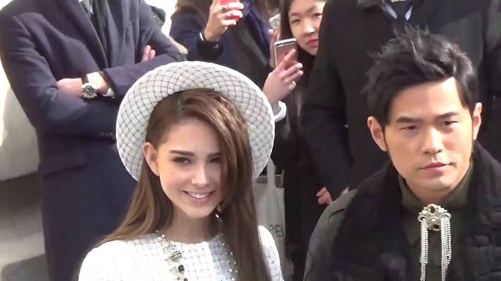 Hannah QUINLIVAN Kun Ling 昆凌 & Jay CHOU 周杰伦 @ Paris 8 march 2016 Fashion Week show Chanel - mars - DayDayNews