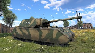War Thunder: Germany - Pz.Kpfw. VIII Maus Gameplay [1440p 60FPS]